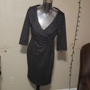 Printed Kay Unger New York dress size 12 ⭐